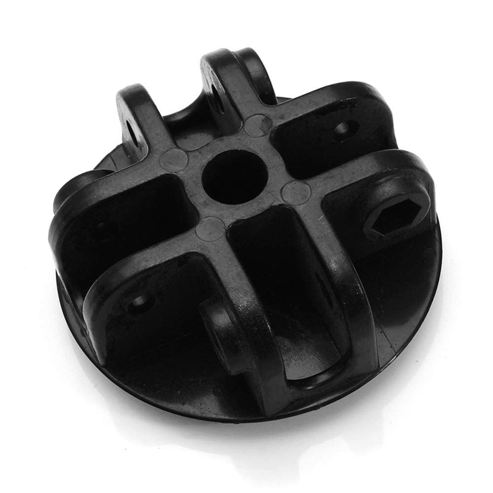 Shinekoo 4-Way Roof Centre Bracket Pop-up Gazebo Replacement Tent Spare Parts Canopy Connector Plastic Black for Pavilion Tent Parasol Gazebo