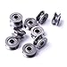 Atoplee 20pcs 624vv V Groove Sealed Ball Bearings 4 X 13 X 6mm,V Groove 1.5mm Deep