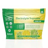 Jigsaw Health Electrolyte Supreme: Great Tasting Lemon Lime Electrolyte Powder, Sugar Free, Zero Calories, 60 Packets