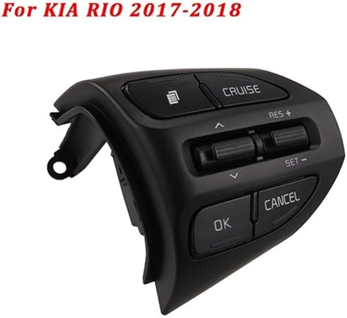 Amazon 車用ハンドル ステアリングホイールクルーズコントロールボタンのbluetoothオーディオ電話ボリュームスイッチの車のためにk2 Rio Ikslain 8月x Line Luxe Red Line 色 Model D ステアリングボス 車 バイク