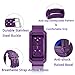 X4-TECH Silicone Bands Compatible with Gear Fit2 Watch Soft Silicone Replacement Elastomer Band Plastic Wristband Compatible with Samsung Galaxy Gear Fit 2 SM-R360 Smart Watch (New-Purple)