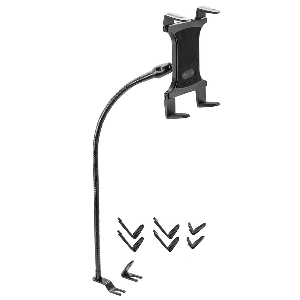 Photo 1 of ARKON Mounts Car or Truck Seat Rail Tablet Mount 28" Gooseneck | Universal Fit | 360° Adjustable Viewing | Solid Flexible Arm | Compatible with iPad, Samsung, Google, & More | TAB192L28