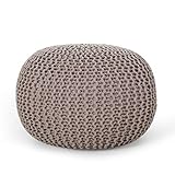 Christopher Knight Home Nahunta Pouf, Brown