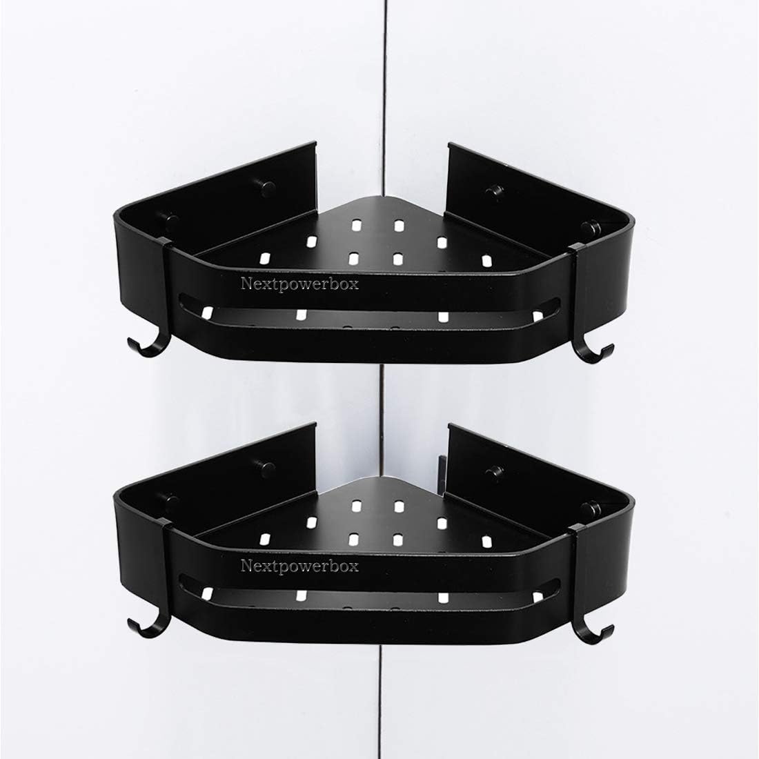 Nextpowerbox Corner Shower Shelf, Bathroom Corner Stand