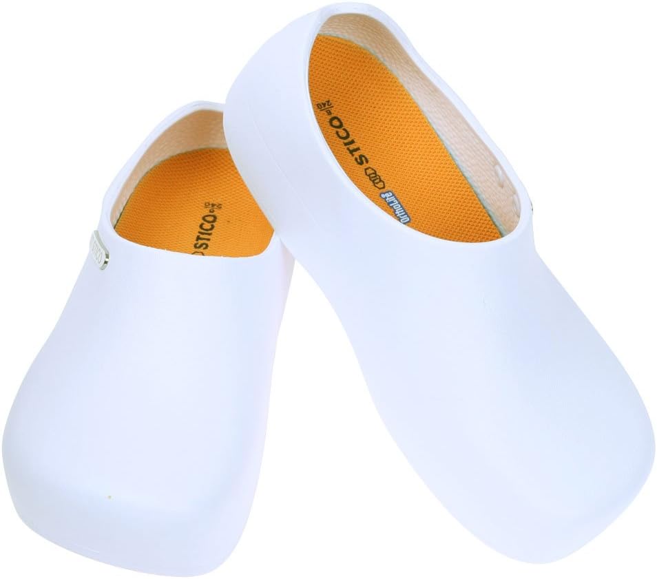 STICO Chef Kitchen Slip Resistant Safety Men's Shoes Clog, US Size 5-11
