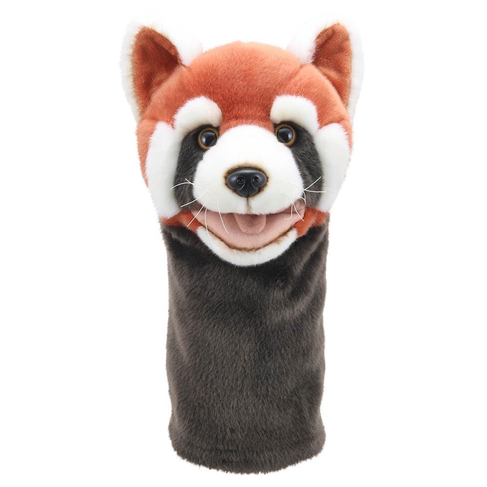 The Puppet Company Red Panda Hand Puppet - Adorable & Playful Plush Forest Creature with Movable Mouth - Soft & Cuddly Wildlife Toy - Unisex, Ideal for Boys & Girls - Perfect for Creative Play - 37cm