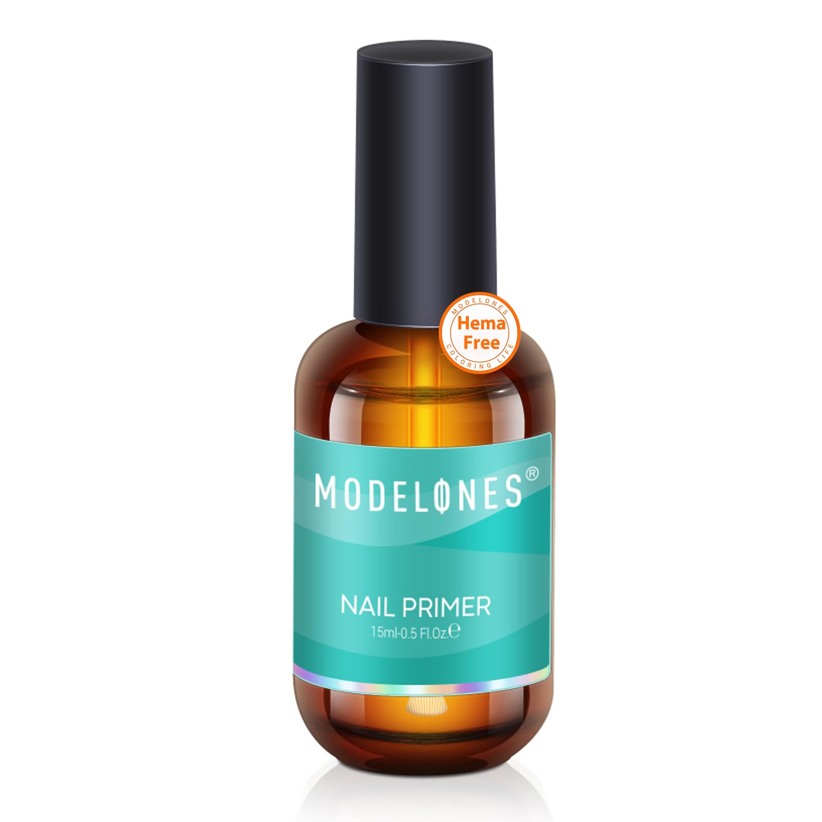 Modelones 15ml Professional Natural Nail Bond Primer, Acid-Free, Superior Bonding for Gel Nail Polish, Adhesives UV Gel System Manicure Tips Functional Use