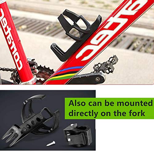 image for ieasky Bike Water Bottle Holder No Screws, 2 Pcs Adjustable Bicycle Wa