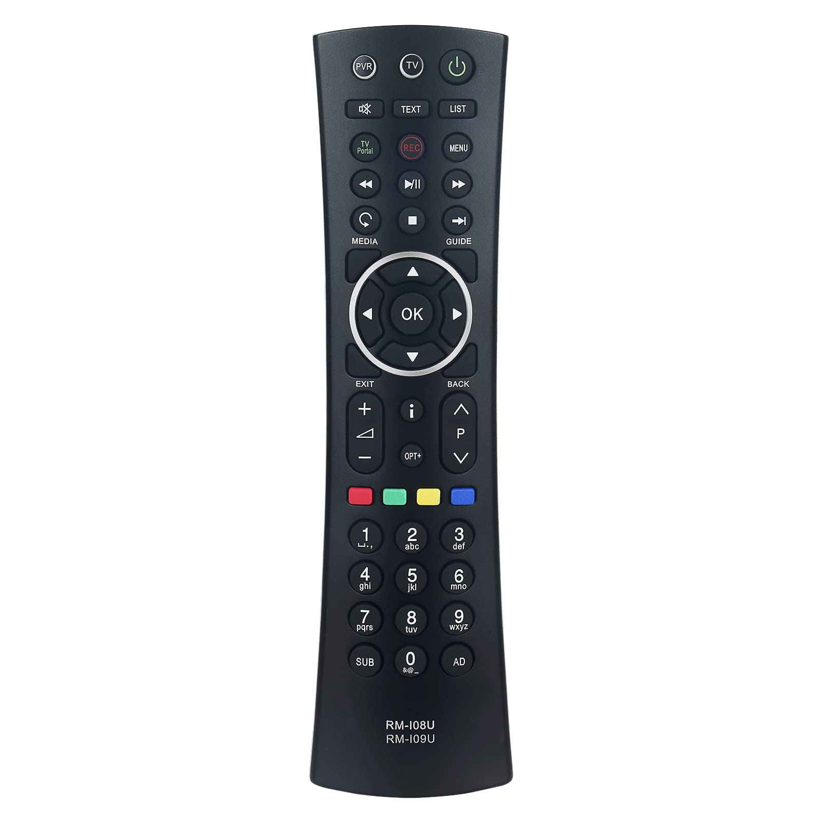 2IN1 RM-I08U RM-I09U VINABTY Replacement Remote Control Fit for Humax Freesat FreeTime Satellite Receiver