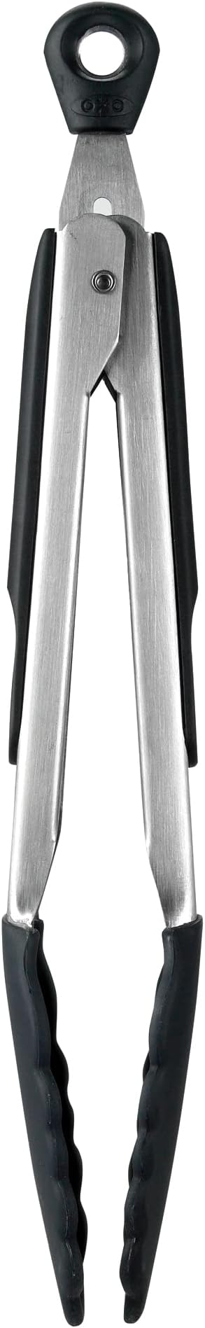 OXO Good Grips 22.8 cm Tongs with Silicone Heads Black