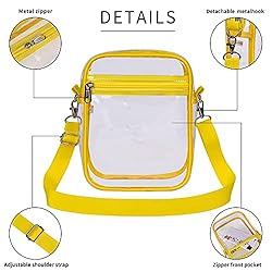 USPECLARE Clear Purse Stadium Clear Messenger Bag
