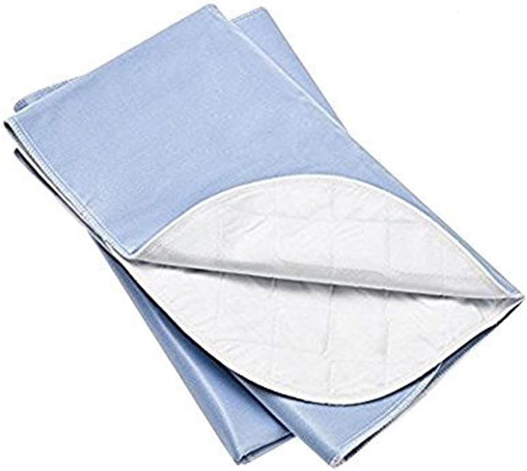 Platinum Care Pads™ Washable Blue Large Standard Reusable Bed Pads/Hospital Underpads, for use