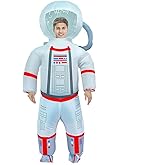 wylksylk Astronaut Costume Adult,Inflatable Astronaut Costume for Adults Space Blow-up Costume Halloween Festival Costume