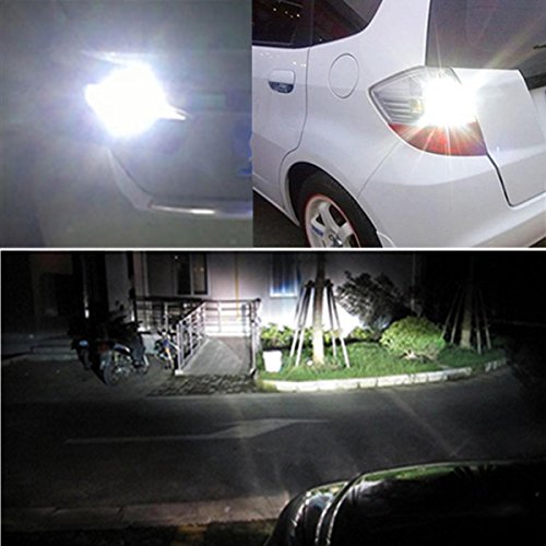 Alla Lighting CANBUS Error Free 921 912 906 T15 Super Bright 800 Lumens 6000K Xenon White High Power 2835 15-SMD LED Lights Bulbs for Back Up Reverse Light