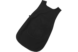 Alipis Cross Back Barber Vest Apron for Hair Stylists Lightweight Polyester Sleeveless Uniform for Salon