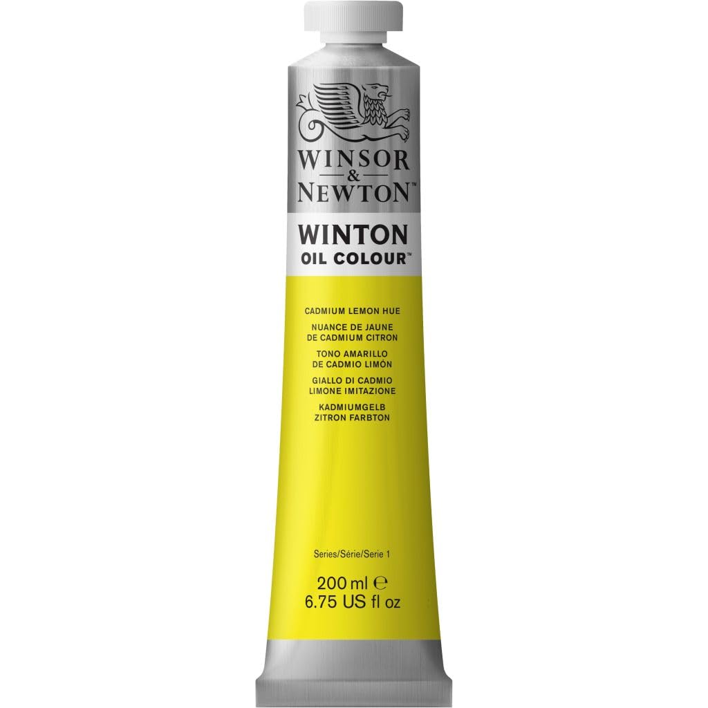 Winsor & Newton Winton 200ml Oil Colour - Cadmium Lemon Hue 1437087