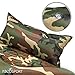 Self-Inflating Sleeping Pad With Pillow – Waterproof lightweight Foam Padding – For Hiking – Camping or Outdoor Activity