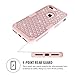 iPhone 7 Plus Case Bling Case HKW Glitter Sparkle Rhinestone Shiny 3 in 1 Armor Defender Shockproof Case Protective Cover for Apple iPhone 7 Plus 5.5 Inch Diamond Case - Rose Gold (MA1854)
