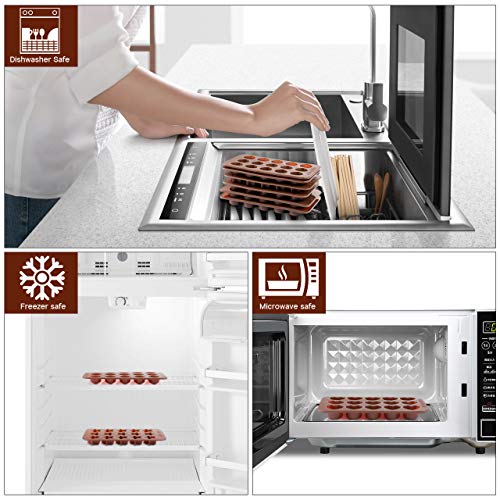 5 Kootek+Silicone+Chocolate+Chocolates+Decoration