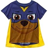 Paw Patrol Toddler Boys' Caped Graphic Tee Shirt, Dazzling Blue