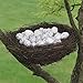 LWINGFLYER 30pcs Artificial Bird Eggs Speckled Mini Fake Foam Eggs Bulk for Easter Crafts Bird Nest Decor Photo Prop