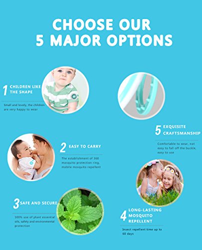 KKPOT Baby Mosquito Bug Repellent 3 Pack Outdoor Natural Plant Insect Repellent - Thumbnail 3