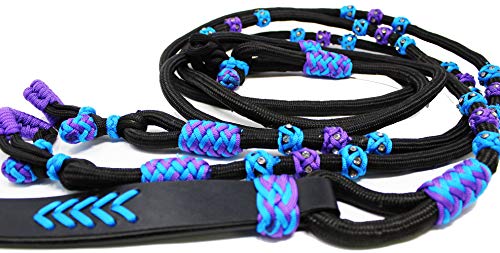 Challenger Tack Horse Western Braided Nylon Romel Romal Rommel ReinsPopper 607217