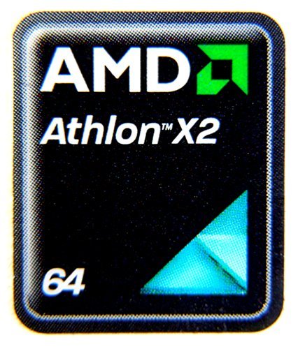 Original AMD Athlon X2 64 Sticker 18 x 21.5mm [38]