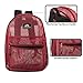 Trailmaker Classic 17 Inch Mesh Backpack with Reinforced Straps (Red)
