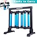ODDSPRO Fishing Rod Rack, Fishing Rod Holder - 2 Styles Holds Up 6 or 18 Rods - for Freshwater Fishing Rods and Combos (Silver-18Rods)