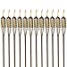 TIKI Brand 1118137 Easy Pour 12-Pack Torch Bamboo Classic Weave Brown, Decorative Torches for Outdoor Lawn, Patio and Garden, Weather Resistant, 57 in