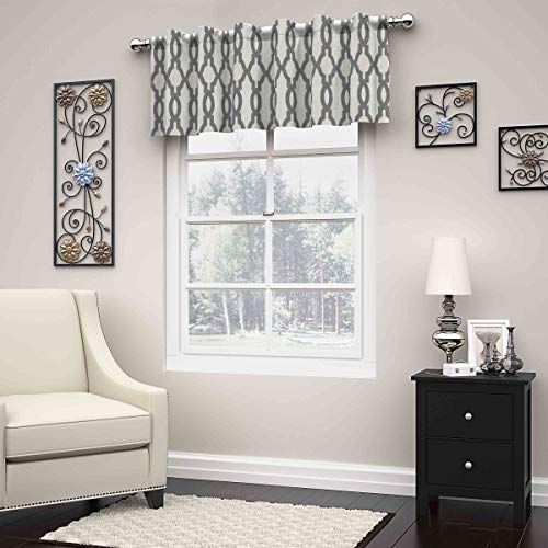 Eclipse Dixon Curtain Valance, Grey