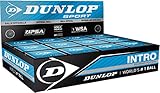 Dunlop Intro Squash Sports Entry Club Beginner Players Racquet Ball Box Of 12
