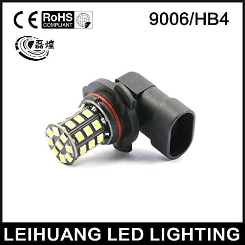 2x High Power White 9006 HB4 33-SMD-2835 LED Bulbs For Car DRL Fog Lights Lamps
