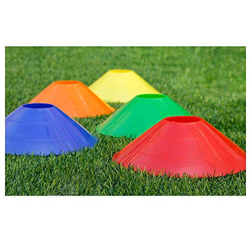 YOQXHY Soccer Cones (50 Pcs) Disc Cone Agility Training Sports Cone