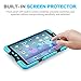 Pepkoo Ipad 2/3/4 Case Plastic Kid Proof Extreme Duty Dual Protective Back Cover with Kickstand and Sticker for Ipad 4/3/2 - Rainproof Sandproof Dust-proof Shockproof (Black/black)