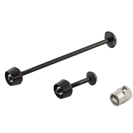 Pitlock Fahrrad Schnellspanner Diebstahlschutz 2-teilig SET 01 schwarz