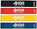 4KOR Fitness Resistance Loop Band Set, Perfect for Crossfit, Yoga, Physical Therapy, and Booty Building (4 Piece Set)