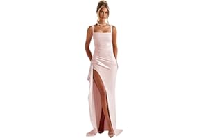 DHRFYJ Women's Corset Prom Dresses 2025 Elegant Mermaid Ruffles Ruched Long Formal Evening Cocktail Gowns with Slit