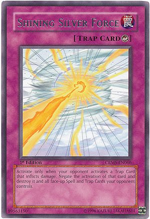 Yu-Gi-Oh! - Shining Silver Force (CRMS-EN066) - Crimson Crisis - 1st Edition - Rare