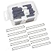 300 Pack Jaciya Hair Pins, Bobby Pins Brown Bun Maker U Shape Hair Pins for Women Girls Hair Accessories Wedding Bridal Bobby Pins for Thick Hair Barrette Hair Clip Bulk with Box