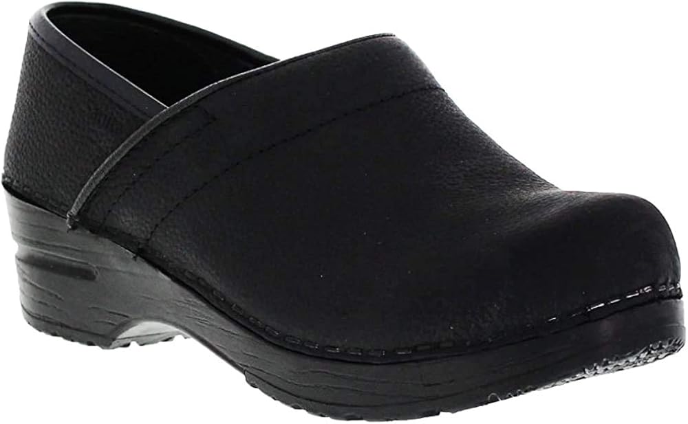 sanita oiled leather clogs