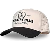 CITRUSY Athletic Trucker Golf Hat | Performance Mens 5 Panel Cap | Cool Breathable Waterproof Workout Running Snapback
