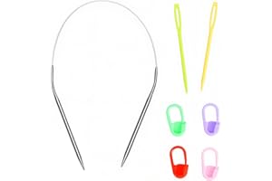 Circular Knitting Needles 16 inch Size US 6 Stainless Steel Round Knitting Needles Circular Aiguille A Tricoter Circulaire Ci