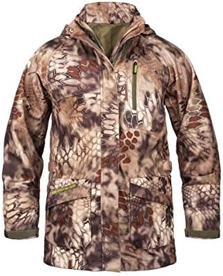 KODA Adventure Gear Youth Waterproof Hard Shell Jacket (Kryptek Highlander, Small (Youth 8)) by KODA ADVENTURE GEAR