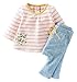 Fiream Girls Autumn Cute Print Long Sleeve Clothing Set(20061TZ,3T)