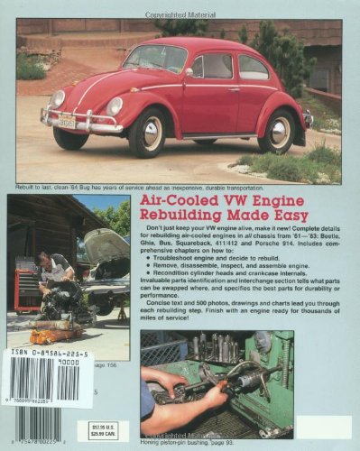 image for HP Books How to Rebuild Your Volkswagen air-Cooled Engine (All models,