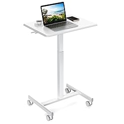 YSSOA Mobile Small Standing Desk - Rolling Desk