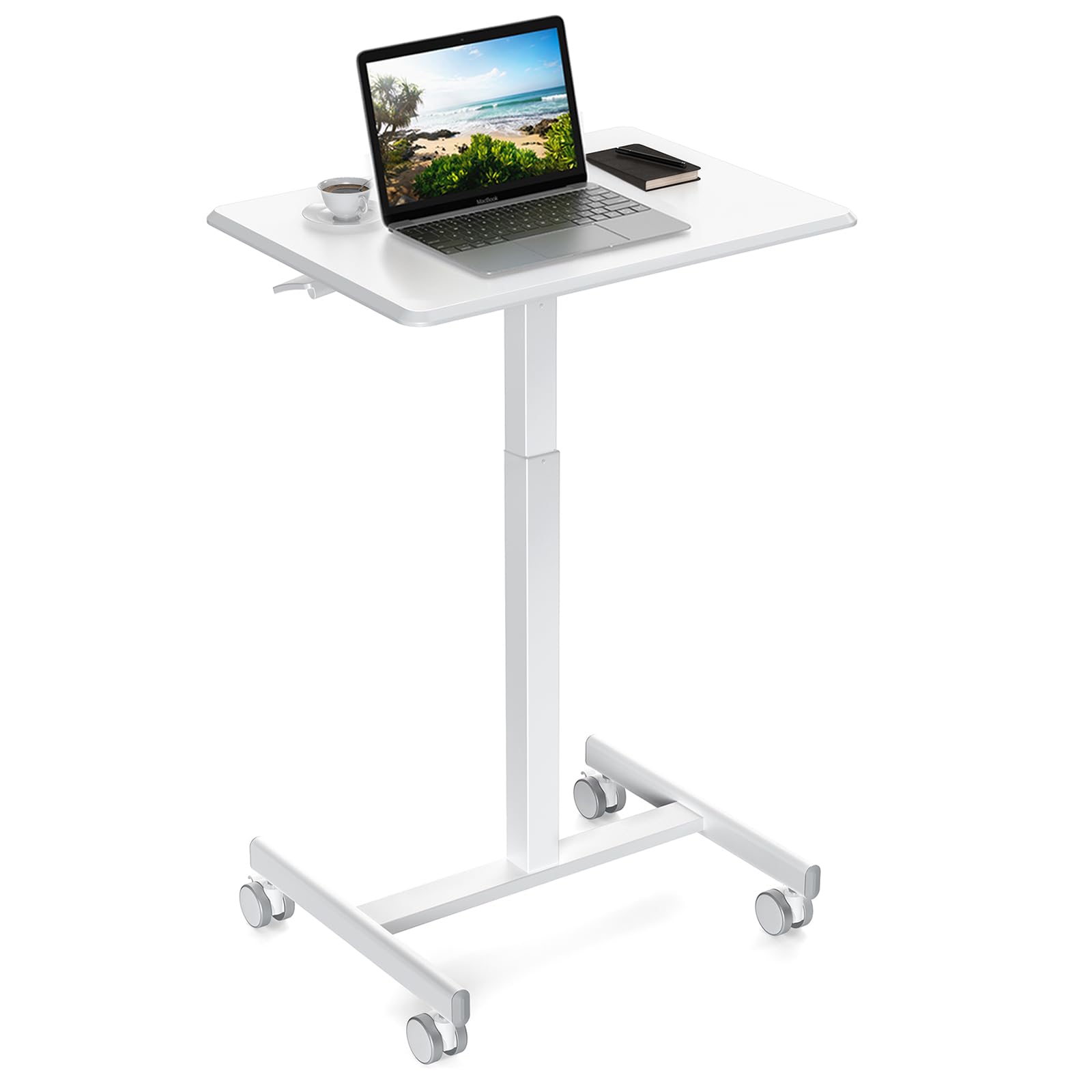 YSSOA Mobile Small Standing Desk - Rolling Desk