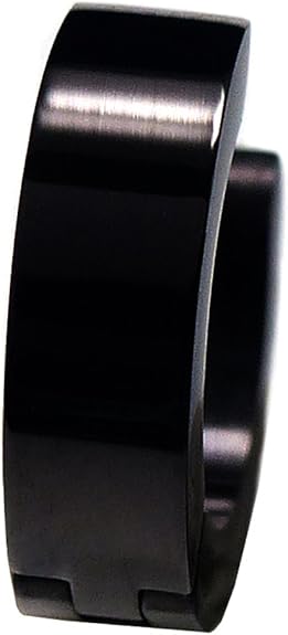 Amazon ステンレス メンズ ピアス フープ ピアス ブラック 片耳ピアス ピアス 通販